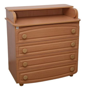 Комод-пеленатор Верес, филенчатый, под дерево, 95х89х49 см