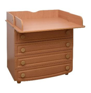 Комод-пеленатор Верес, филенчатый, под дерево, 95х89х49 см