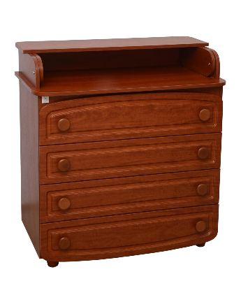 Комод-пеленатор Верес, филенчатый, под дерево, 95х89х49 см