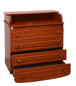 Комод-пеленатор Верес, филенчатый, под дерево, 95х89х49 см