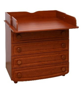 Комод-пеленатор Верес, филенчатый, под дерево, 95х89х49 см