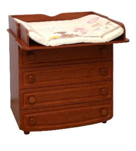 Комод-пеленатор Верес, филенчатый, под дерево, 95х89х49 см