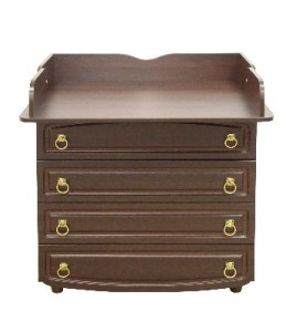 Комод - пеленатор Верес, филенчатый, патина, 95х89х49 см 