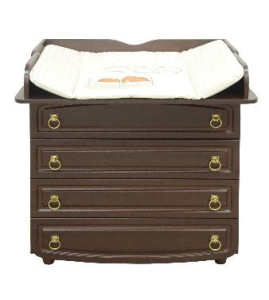 Комод - пеленатор Верес, филенчатый, патина, 95х89х49 см 