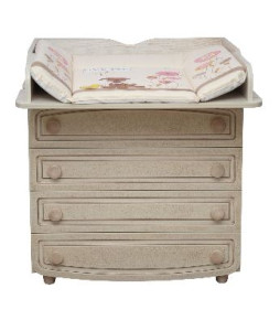 Комод - пеленатор Верес, филенчатый, патина, 95х89х49 см 