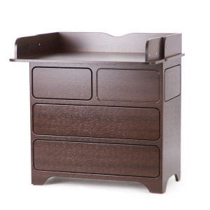 Комод-пеленатор Верес Тач Лач, орех, 89х49х95см