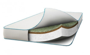Матрац детский Верес Hollofiber LUX, холлофайбер, 125х65х12 см