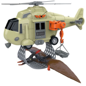 Вертолет Wenyi WY752A, 1:16 инерционный, с динозавром, со светом и звуком