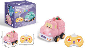 Машинка на радиоуправлении Animal, виниловая, со звуком и светом, 12.5 см