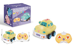 Машинка на радиоуправлении Animal, виниловая, со звуком и светом, 12.5 см