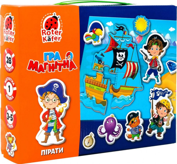 Игра магнитная Vlady toys VT3703-02 Пираты