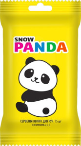 Влажные салфетки Снежная Панда kids,15шт