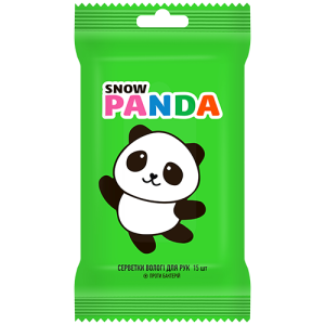 Влажные салфетки Снежная Панда kids,15шт