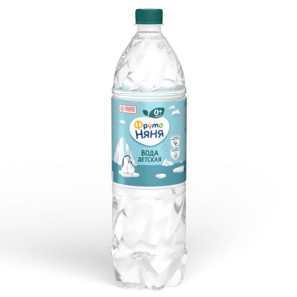 Вода детская ФрутоНяня негазированная, 0m+, 1,5л