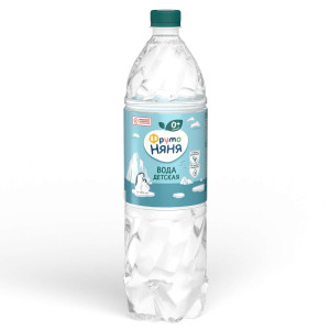 Вода детская ФрутоНяня негазированная, 0m+, 1,5л