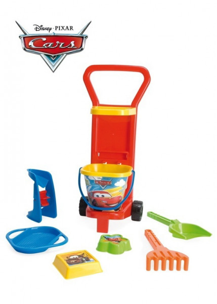 Тележка с набором для игры с песком Wader Тачки/Самолетики Disney