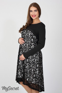 Платье для беременных ЮЛА МАМА Loren, для кормления