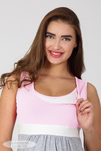 Сорочка для беременных ЮЛА МАМА Sela, ночная рубашка беременных и кормящих