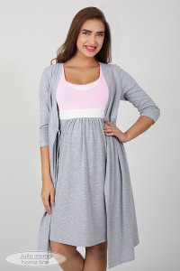 Сорочка для беременных ЮЛА МАМА Sela, ночная рубашка беременных и кормящих