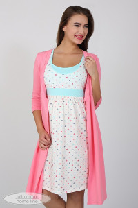 Сорочка для беременных ЮЛА МАМА Sela, ночная рубашка беременных и кормящих