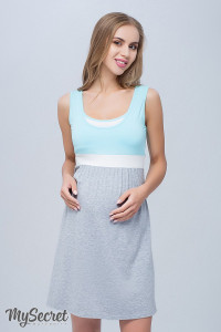 Сорочка для беременных ЮЛА МАМА Sela, ночная рубашка беременных и кормящих