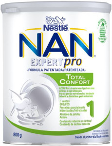 Заменитель грудного молока Nestle NAN Expertpro Total Confort 1, смесь для новорожденных , 0m+, 800 гр