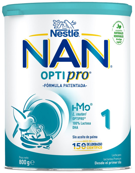 Заменитель грудного молока Nestle NAN Opti Pro 1, 0m+, 800 гр