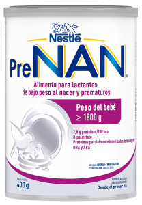Заменитель грудного молока Nestle Pre NAN, смесь для недоношенных, 0m+, 400 гр
