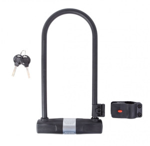 Замок для велосипеда U-Lock PY 6001, с ключом, 1,15х26,5см