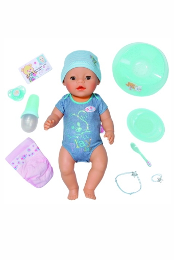 Кукла ZAPF BABY BORN - ОЧАРОВАТЕЛЬНЫЙ МАЛЫШ, с чипом и аксессуарами, 43 см 
