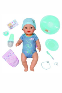 Кукла ZAPF BABY BORN - ОЧАРОВАТЕЛЬНЫЙ МАЛЫШ, с чипом и аксессуарами, 43 см 