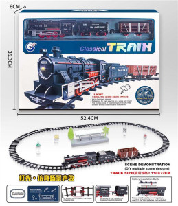 Железная дорога Classical Train, со светом и звуком