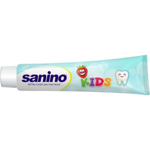 Зубная паста детская Sanino Kids, клубничная, 75мл