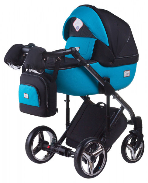 Коляска универсальная Adamex Luciano Polar Graphite 2 в 1