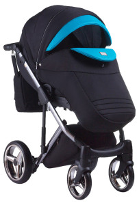 Коляска универсальная Adamex Luciano Polar Graphite 2 в 1