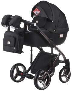 Коляска универсальная Adamex Luciano Polar Graphite 2 в 1