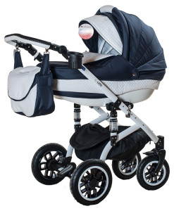 Коляска Adamex Lara Кожа 2 в 1