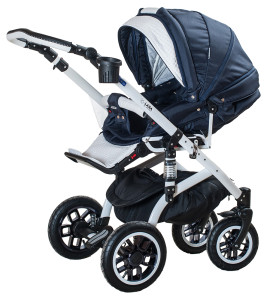 Коляска Adamex Lara Кожа 2 в 1