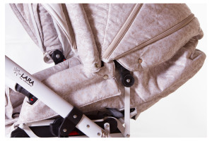 Коляска Adamex Lara Кожа 2 в 1