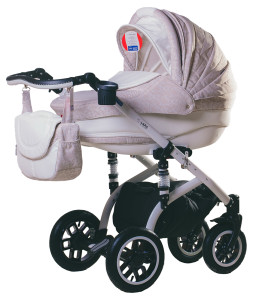 Коляска Adamex Lara Кожа 2 в 1