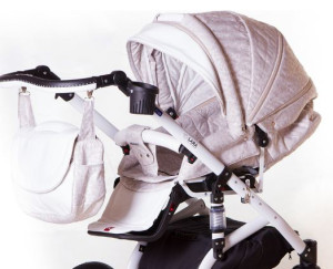 Коляска Adamex Lara Кожа 2 в 1