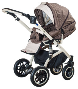 Коляска Adamex Lara Кожа 2 в 1