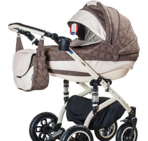 Коляска Adamex Lara Кожа 2 в 1