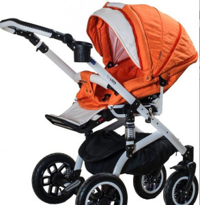 Коляска Adamex Lara Кожа 2 в 1