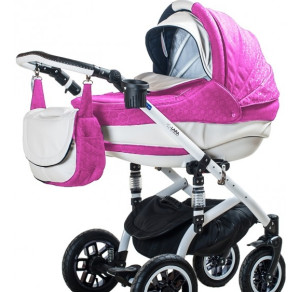 Коляска Adamex Lara Кожа 2 в 1