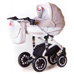 Коляска Adamex Lara Кожа 2 в 1