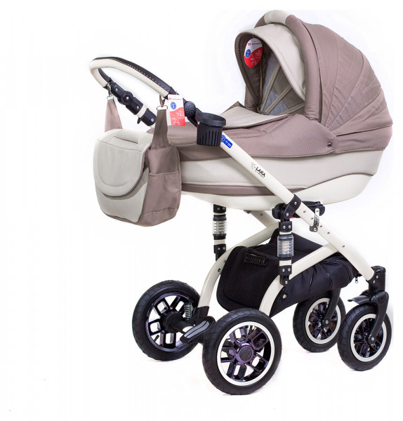 Коляска Adamex Lara Кожа 2 в 1
