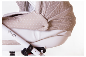 Коляска Adamex Lara Кожа 2 в 1