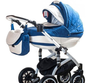 Коляска Adamex Lara Кожа 2 в 1