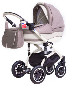 Коляска Adamex Lara Кожа 2 в 1